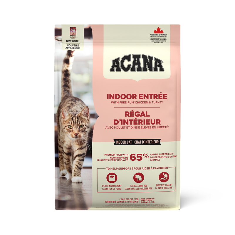 Acana Indoor Entree Dry Food 4.5kg