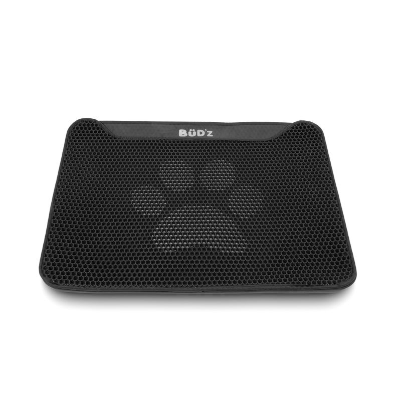 Bud'z Double Layer Litter Mat Black Large
