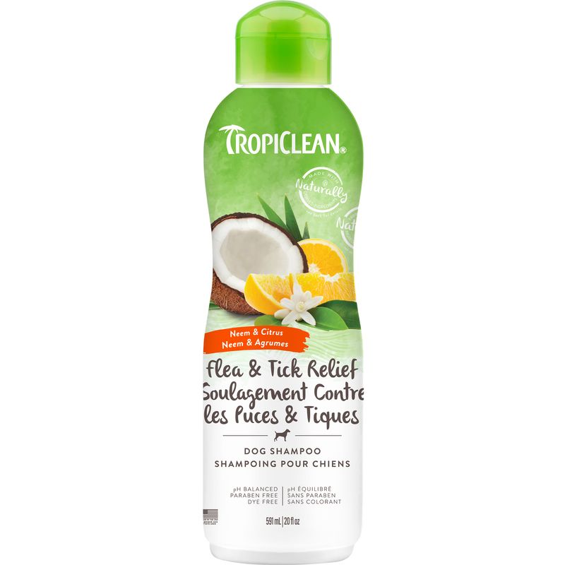 Tropiclean Neem & Citrus Flea & Tick Relief Dog Shampoo