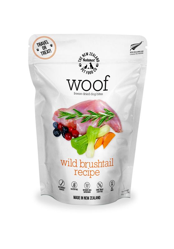 NZPF Woof Wild Brushtail Dog Treat