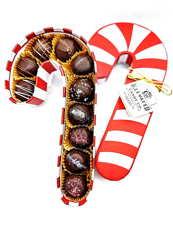 Candy Cane Truffles