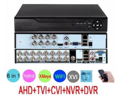 H265+ Hybrid 5mp Surveillance 6 in 1 Video Recorder