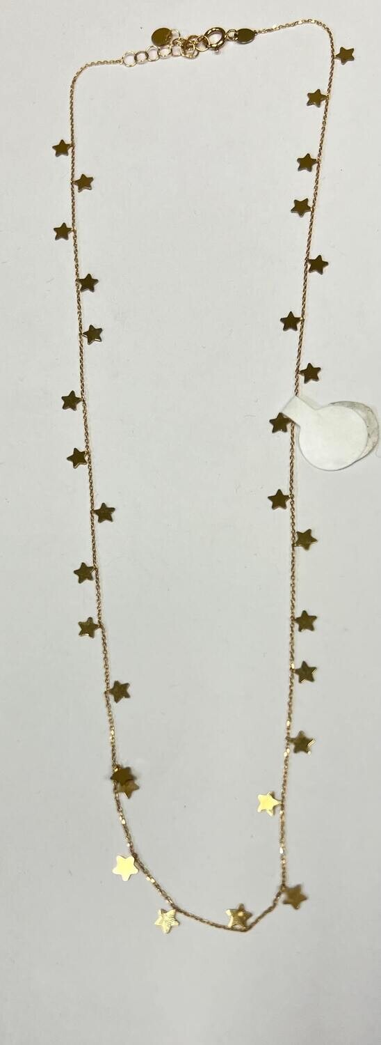 14K Little Stars Necklace