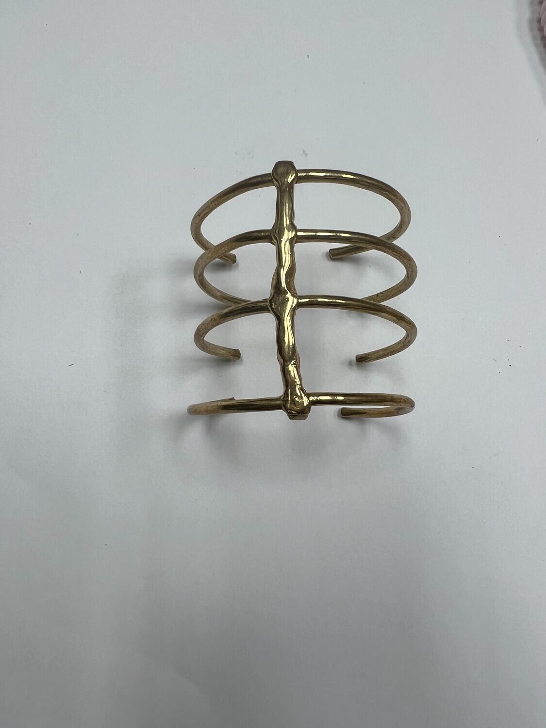 Brass Ribcage Bracelet