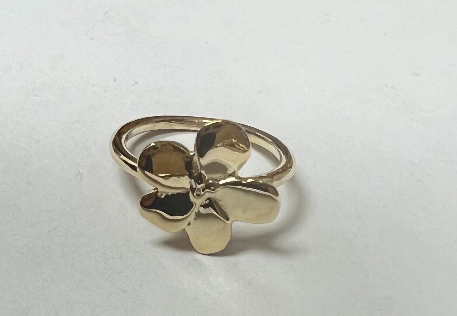 14K Gold Andy Flower Ring