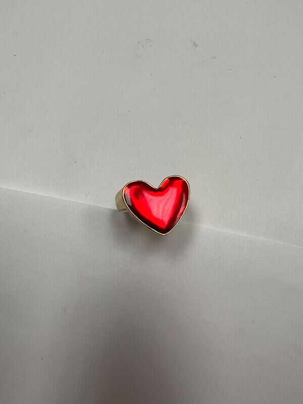 Brass Heart Ring