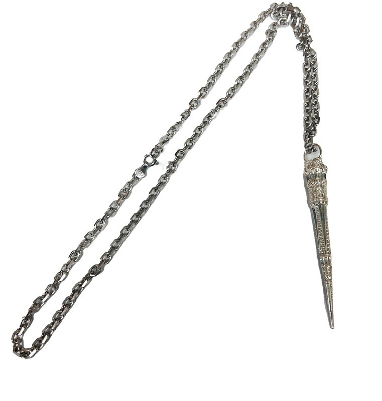 Lucky Pendulum Necklace Sterling Silver