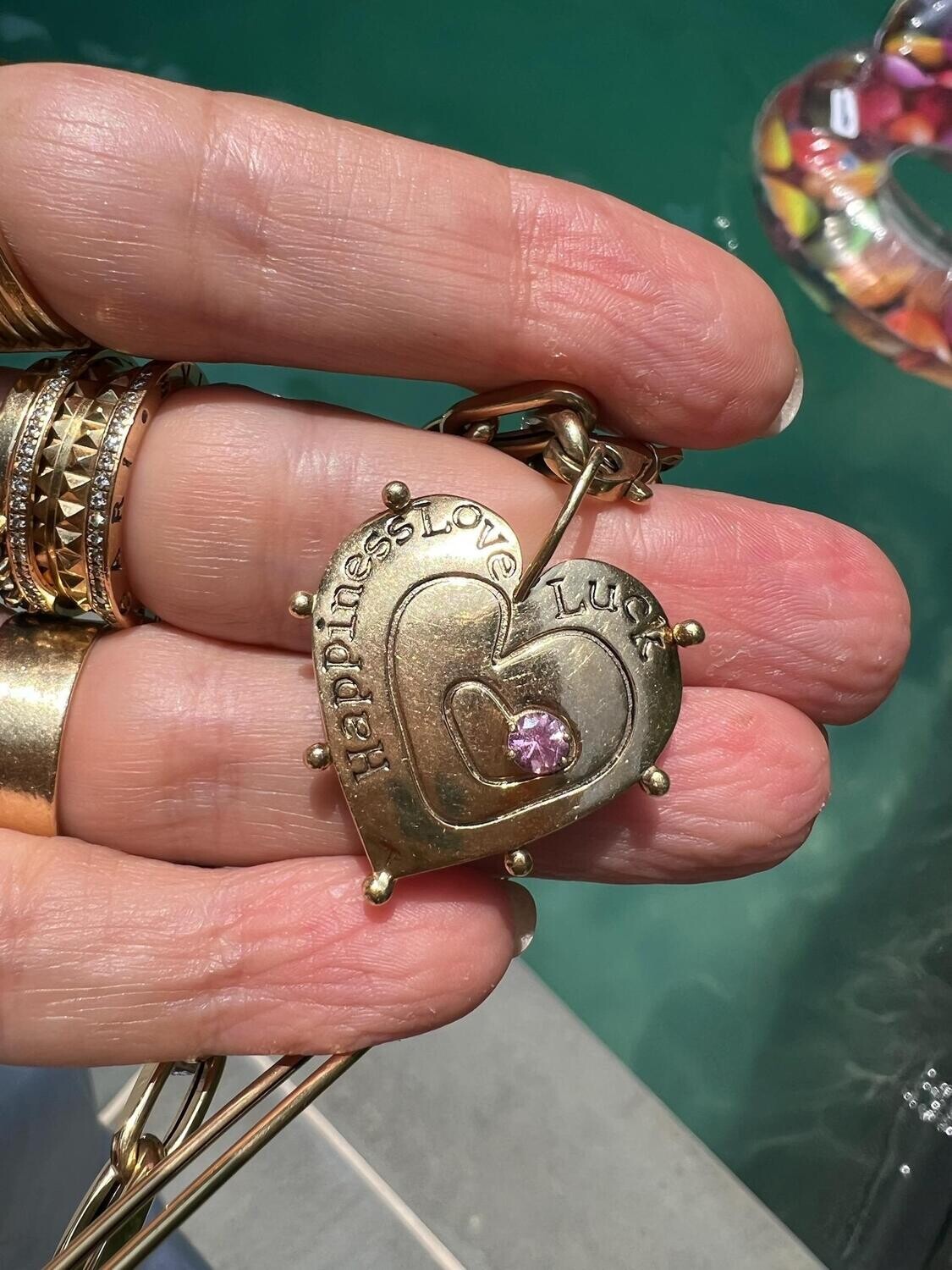 14K Gold Heart Necklace