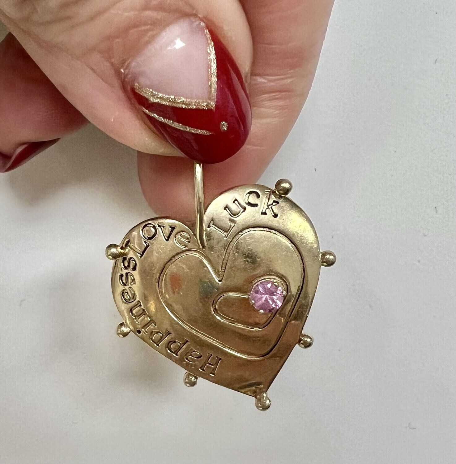 Brass Heart Charm