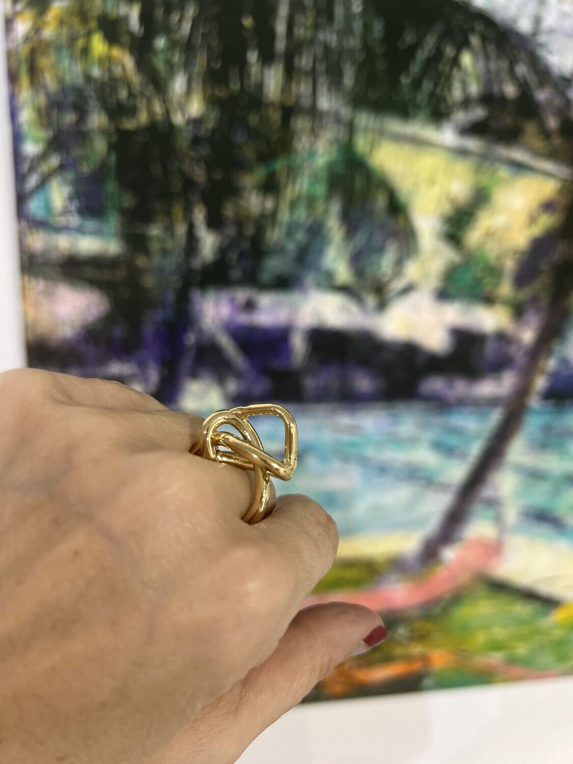 Brass Knot Ring