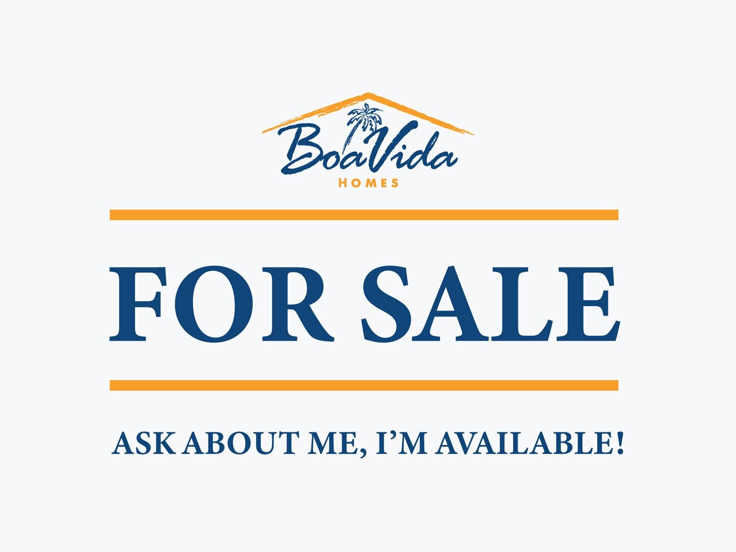 For Sale Logo Panels (for use in H-Frames)