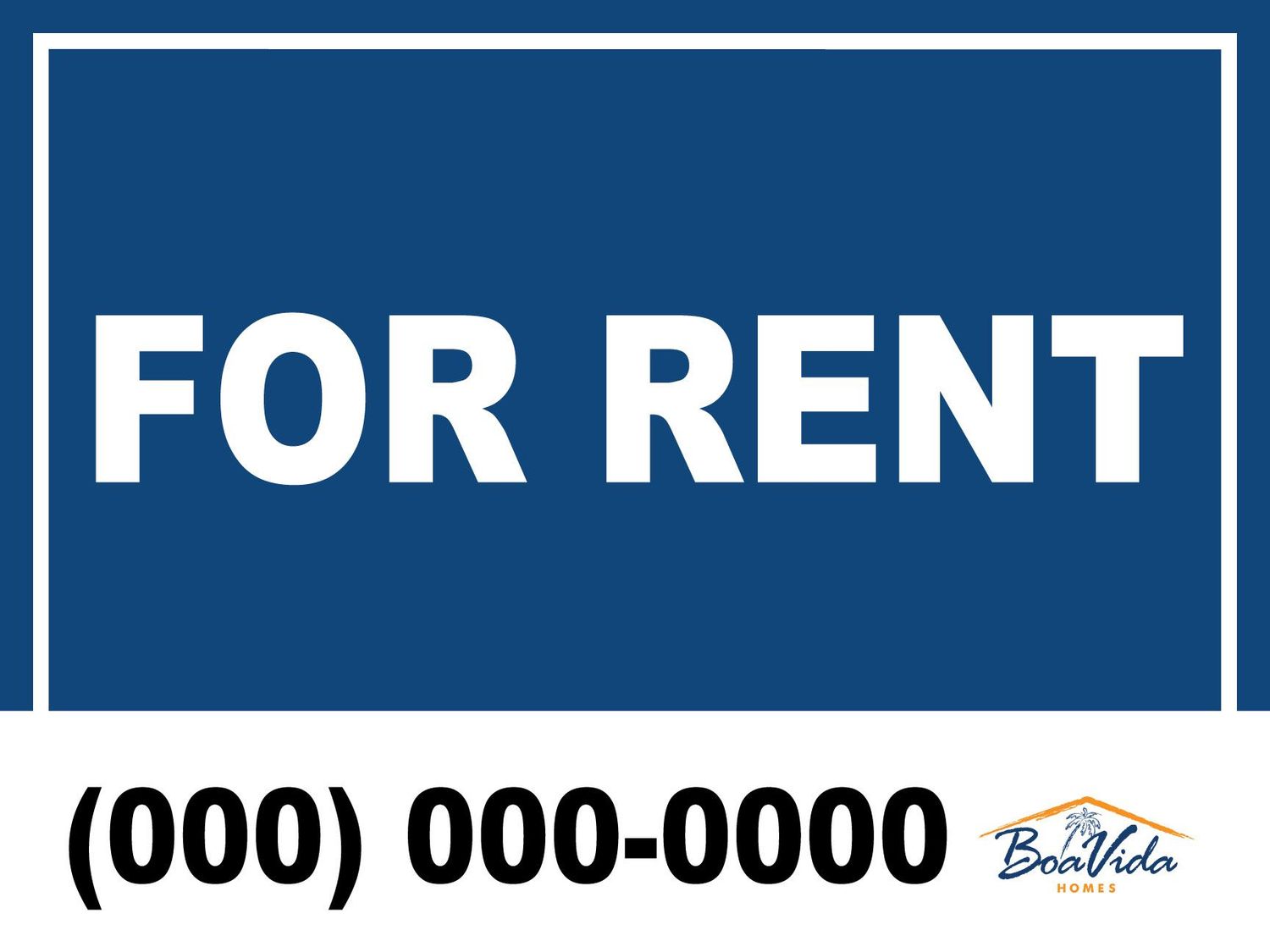 For Rent Yard Sign