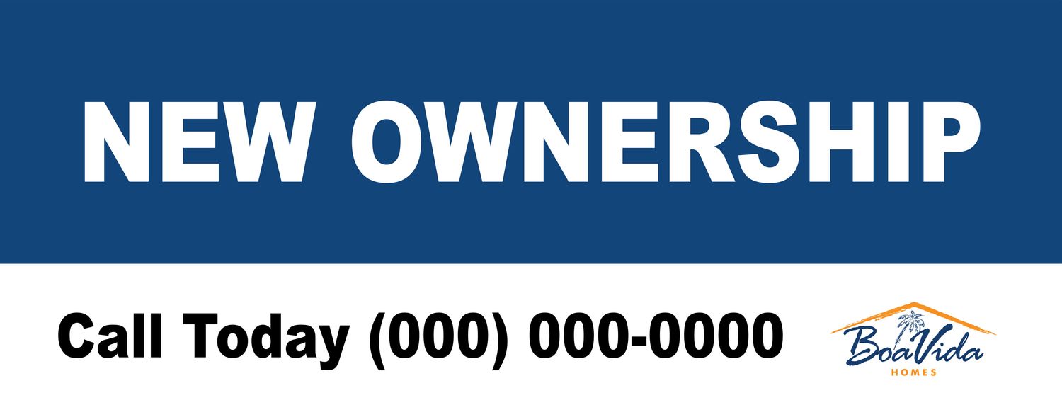 New Ownership Available Banner