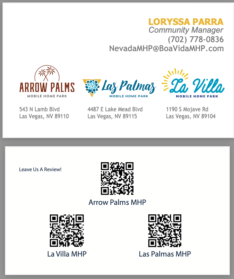 Multi-Community Manager Business Cards