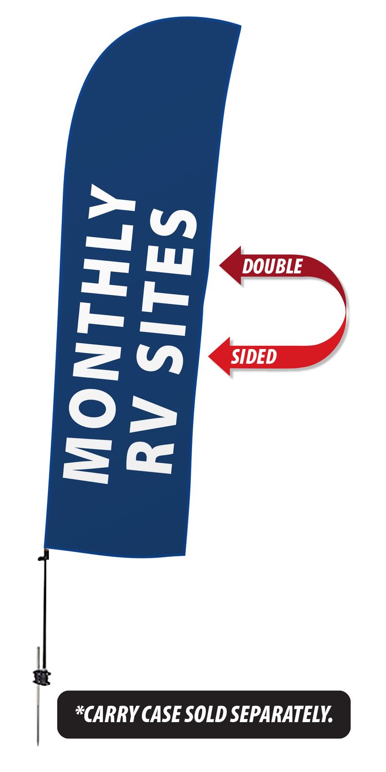 Monthly RV Sites Flutter Flag