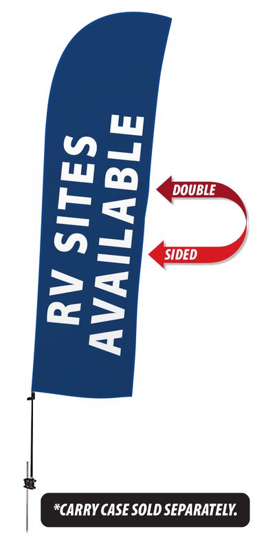 RV Sites Available Flutter Flag