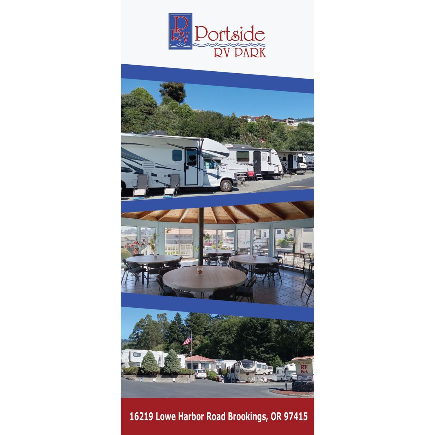 Portside RV Park Rack Cards