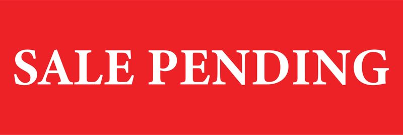 Sale Pending - Red