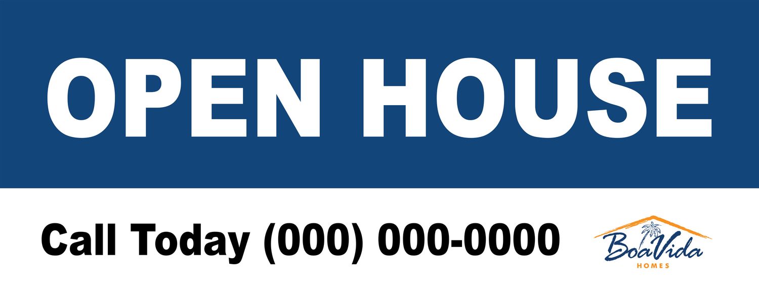 Open House Banner Open House Banner
