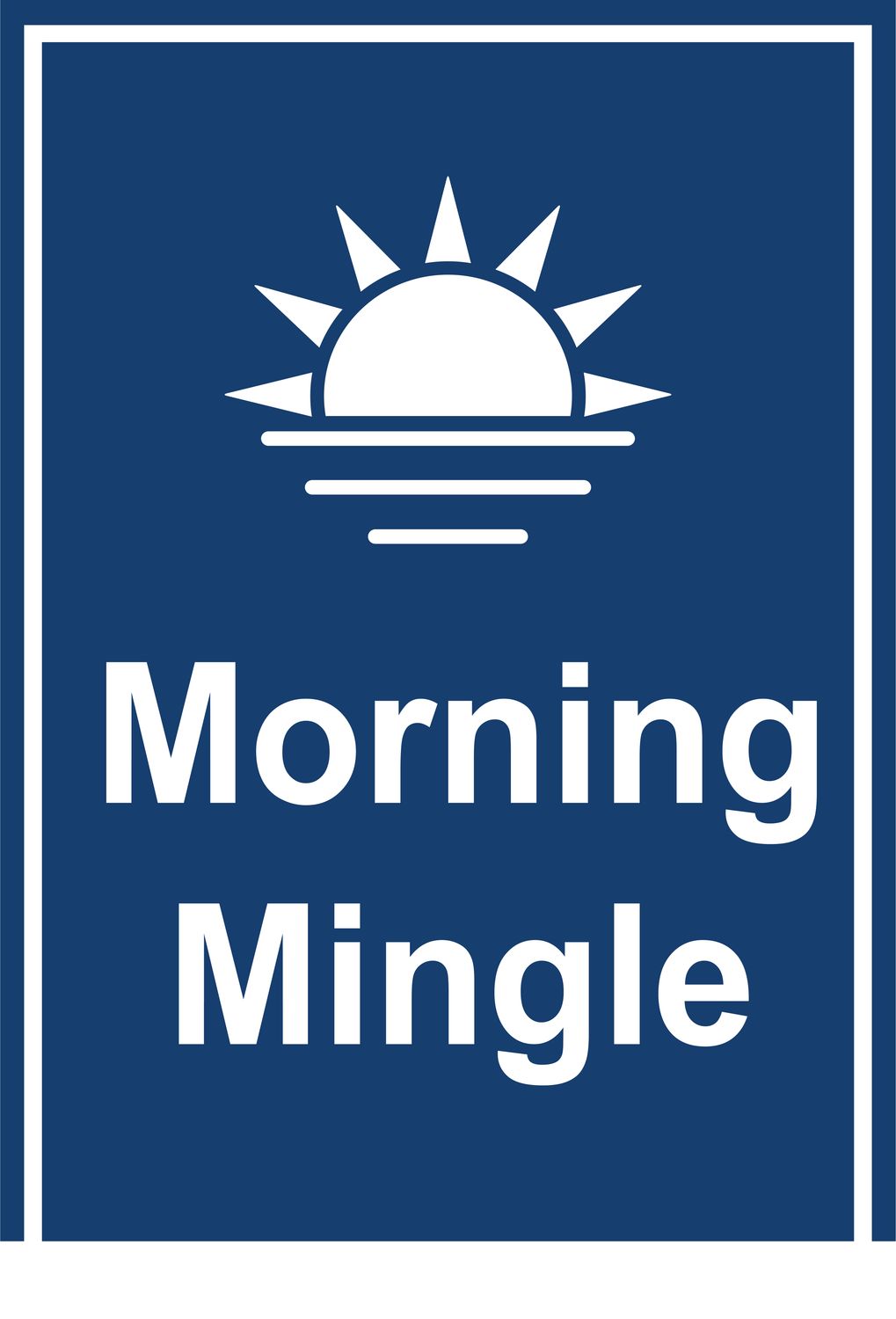 MORNING MINGLE A FRAME PANEL