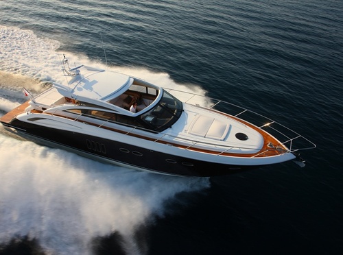 Transfert en bateau &quot;Princess V62&quot; Nice-Monaco en privatif