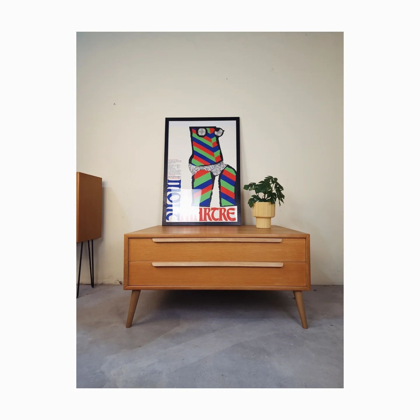 Vintage Eichen WK Lowboard 