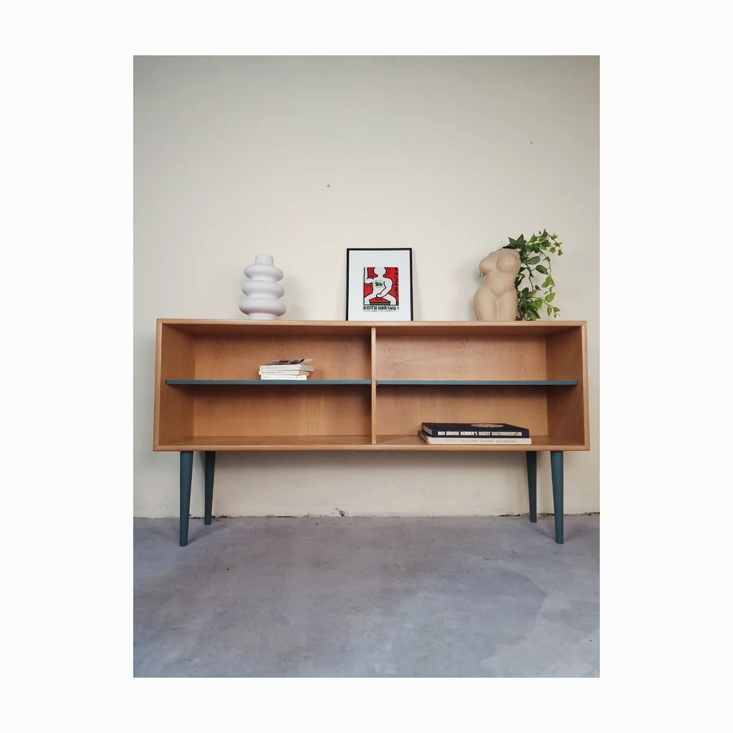 Vintage Eichen Kommode Regal