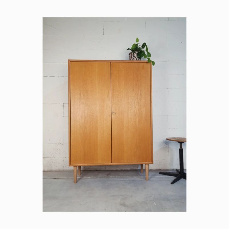 Vintage Eichen WK Schrank