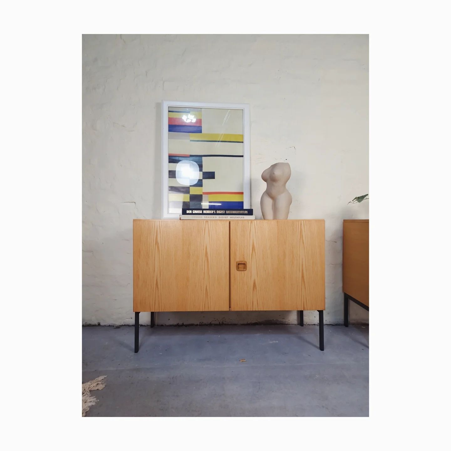 Vintage Eichen Kommode Sideboard 