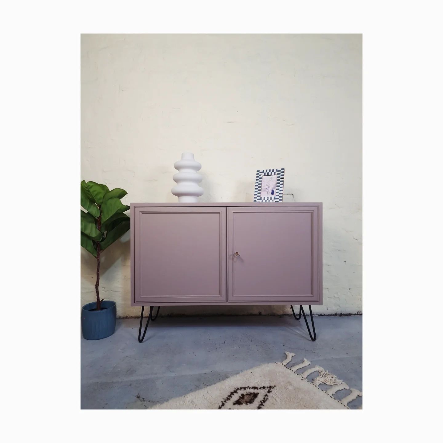 Vintage Teak Kommode Sanfterbraun Ton