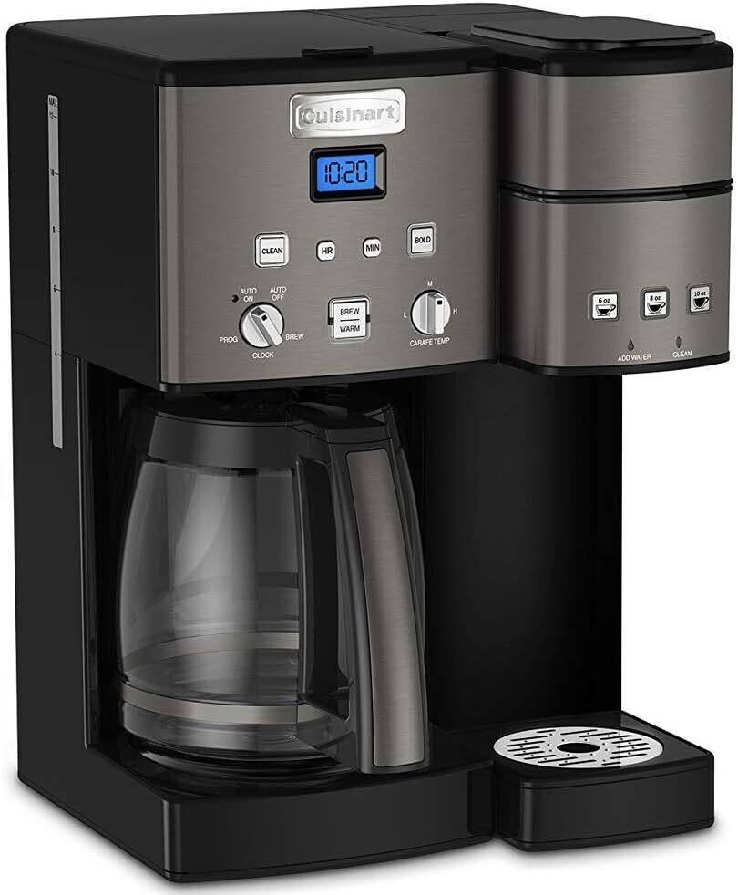 Cuisinart Coffee Center 12-Cup Coffee Maker &amp; Single-Serve Brewer - SS-15BKSP1
