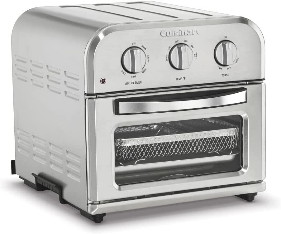 Cuisinart Compact Air Fryer Toaster Oven - Stainless Steel - TOA-26TG