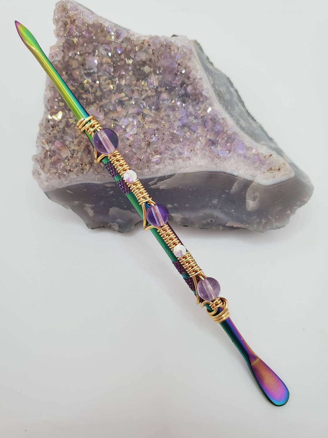 Wire Wrapped Crystal Tool