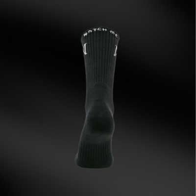 WATCH N ME Premium Crew Socks (BLACK)