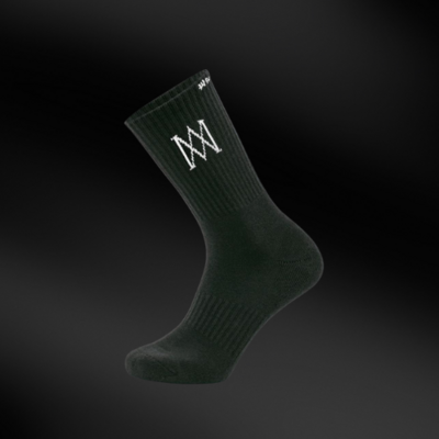 WATCH N ME Premium Crew Socks (BLACK)