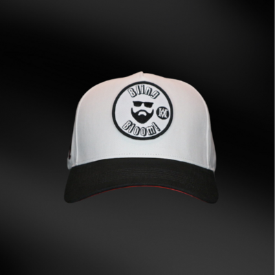 WATCH N ME Premium Snap Back Hat with Detachable &quot;Bling Bloom!&quot; Embroidery Patch