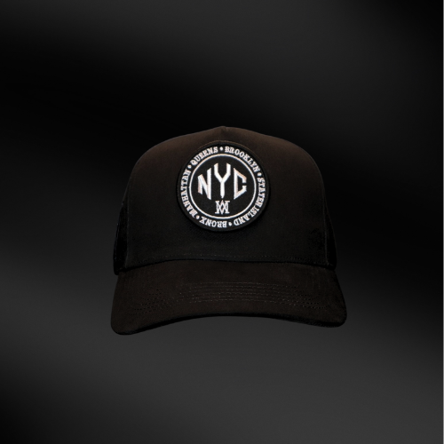 WATCH N ME Premium Snap Back Hat with Detachable &quot;NYC&quot; Embroidery Patch