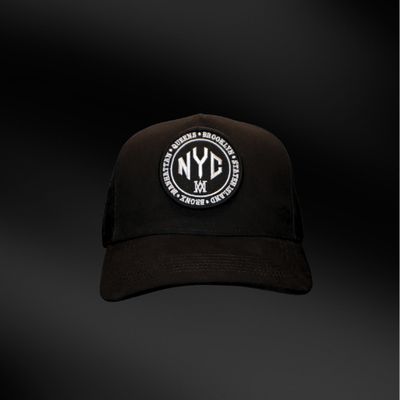 WATCH N ME Premium Snap Back Hat with Detachable "NYC" Embroidery Patch
