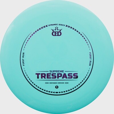TRESPASS, Type: SUPREME PROTOTYPE FIRST RUN, Size: 170-175