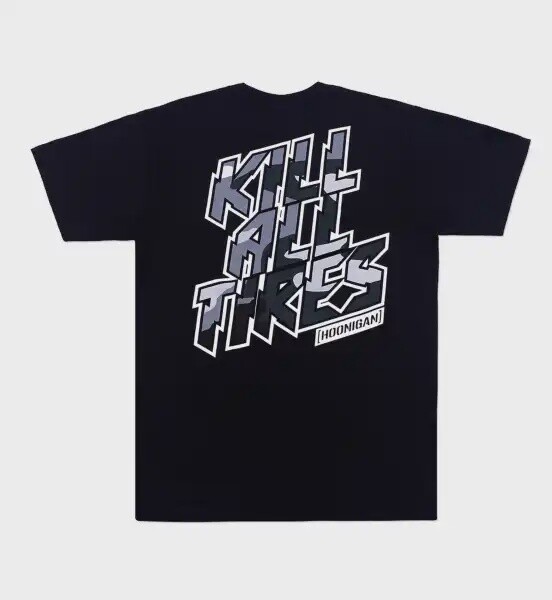 KAT CAMO SS TEE, Size: S, Color: BLK