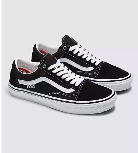 VANS SKATE OLD SKOOL BLK/WHITE, Size: 10
