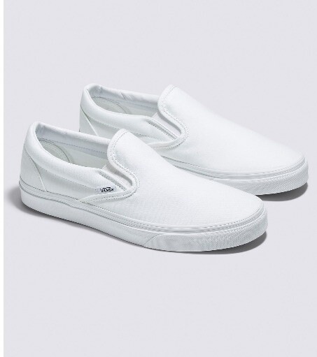 VANS CLASSIC SLIP ON TRUE WHITE