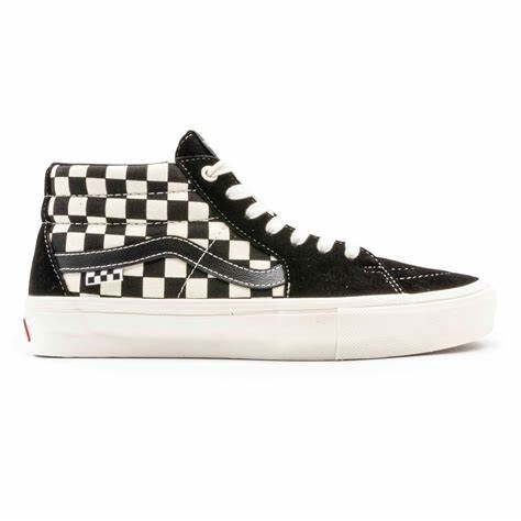 VANS SKATE GROSSO MID CHECKERBOARD/BLACK, Size: 10