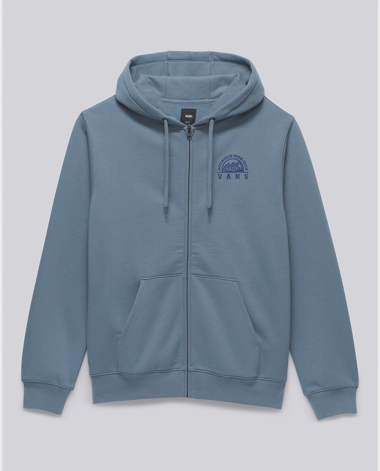 MOUNTAIN HIGH FULL ZIP HOODIE, Color: BLUE MIRAGE, Size: S