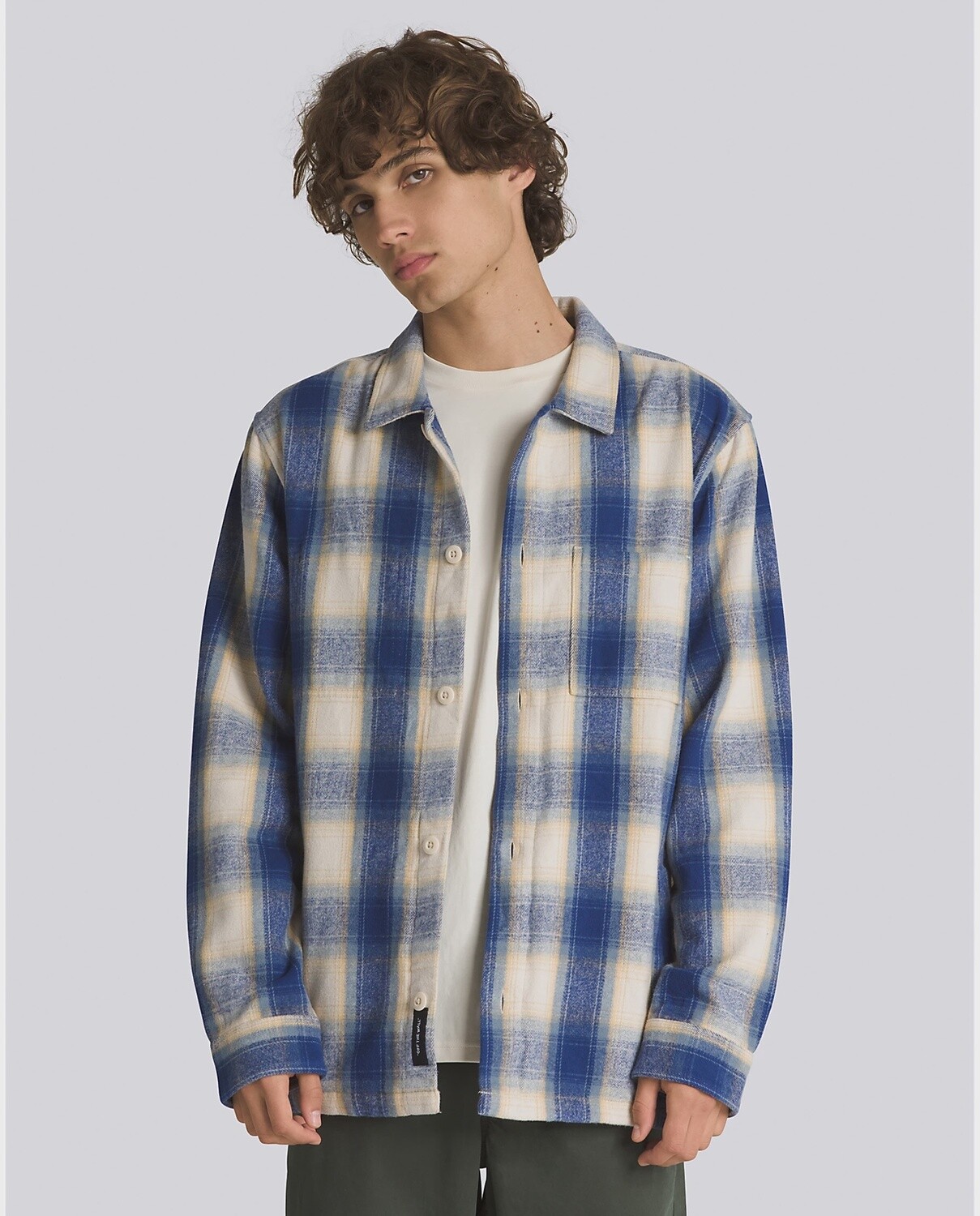 PEMBERTON LS WOVEN BLUE