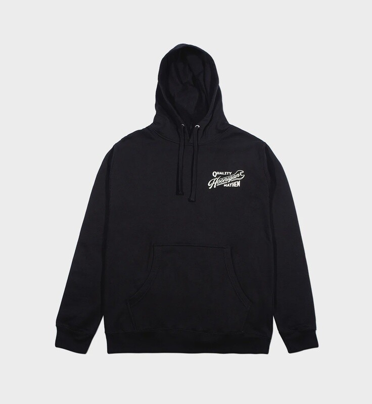 BACKDATE PULLOVER HOODIE BLK, Size: S