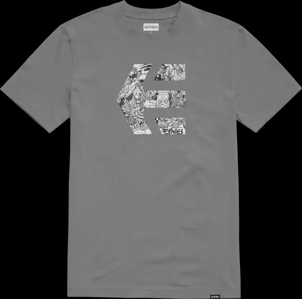 ICON GRAPHIC TEE, Color: GREY, Size: S