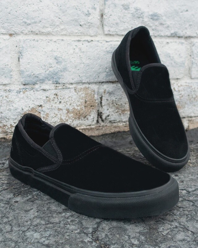 EMERICA WINO G6 BLK/BLK SLIP ON