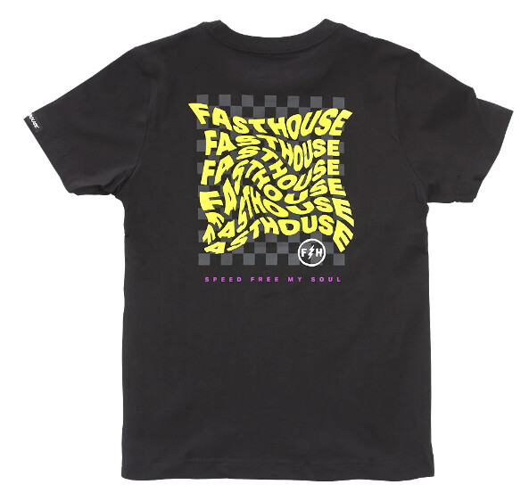 FASTHOUSE YOUTH STRAY SS, Size: YSM, Color: BLACK