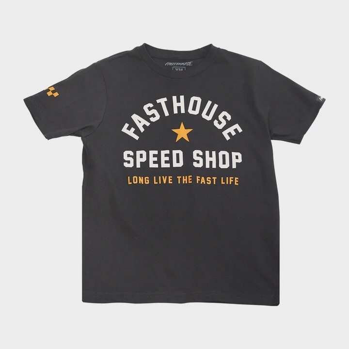 FASTHOUSE FAST LIFE TEE, Size: S, Color: BLACK